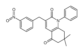 7,7-二甲基-3-(3-硝基苄基)-1-苯基-7,8-二氢喹啉-2,5(1H,6H)-二酮