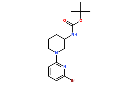 N-[1-(6-溴-2-吡啶基)-3-哌啶基]氨基甲酸叔丁酯