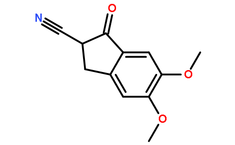 5,6-二甲氧基-1-氧代-2-茚满甲腈