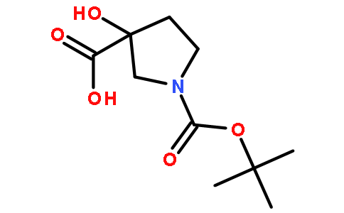 1-Boc-3-羟基吡咯烷-3-羧酸