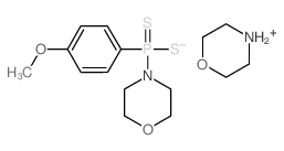 (4-甲氧基苯基)吗啉基-二硫代膦酸与吗啉的化合物