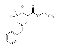 1-苄基-55-二氟-4-氧代哌啶-3-羧酸乙酯