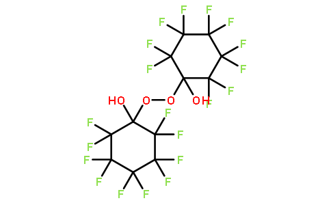 1-(2,2,3,3,4,4,5,5,6,6-decafluoro-1-hydroxycyclohexyl)peroxy-2,2,3,3,4,4,5,5,6,6-decafluorocyclohexan-1-ol