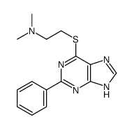 N,N-dimethyl-2-[(2-phenyl-7H-purin-6-yl)sulfanyl]ethanamine