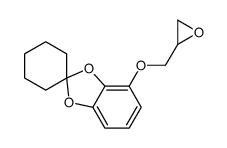 4-(oxiran-2-ylmethoxy)spiro[1,3-benzodioxole-2,1'-cyclohexane]