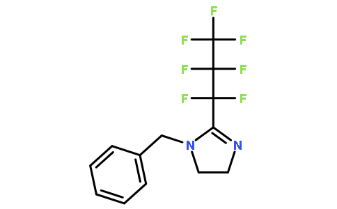 1-苄基-2-(全氟丙基)-4,5-二氢-1H-咪唑