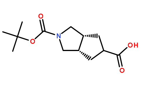 (3aR,5r,6aS)-2-(叔丁氧基羰基)八氢环戊并吡咯-5-羧酸