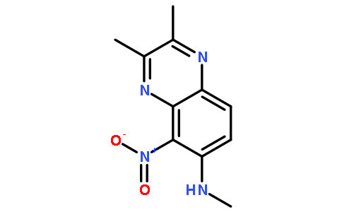 N,2,3-三甲基-5-硝基-6-喹喔啉胺
