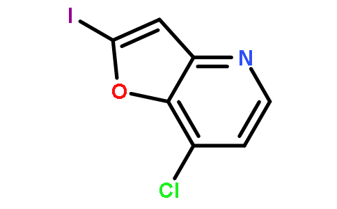 7-氯-2-碘呋喃并[3,2-b]吡啶