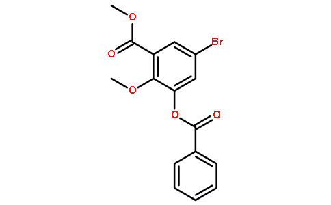 3-(苯甲酰基氧基)-5-溴-2-甲氧基苯甲酸甲酯