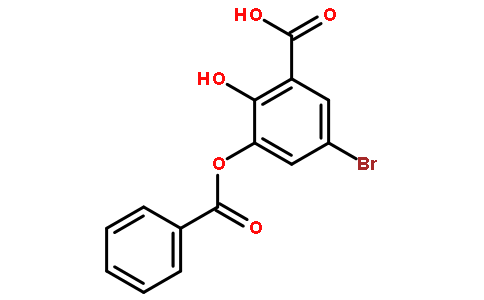 3-(苯甲酰基氧基)-5-溴-2-羟基苯甲酸