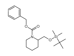 benzyl 2-({[tert-butyl(dimethyl)silyl]oxy}methyl)piperidine-1-carboxylate