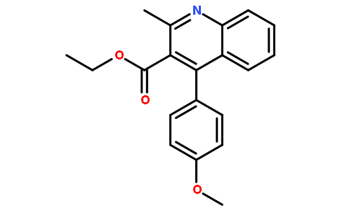 ethyl 4-(4-methoxyphenyl)-2-methyl-quinoline-3-carboxylate