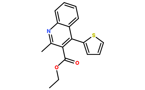 ethyl 2-methyl-4-(2-thienyl)quinoline-3-carboxylate