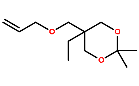 1,3-二噁烷,  5-乙基-2,2-二甲基-5-[(2-丙烯氧基)甲基]-