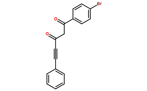 1-(4-bromophenyl)-5-phenylpent-4-yne-1,3-dione