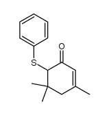 3,5,5-trimethyl-6-(phenylthio)cyclohex-2-enone