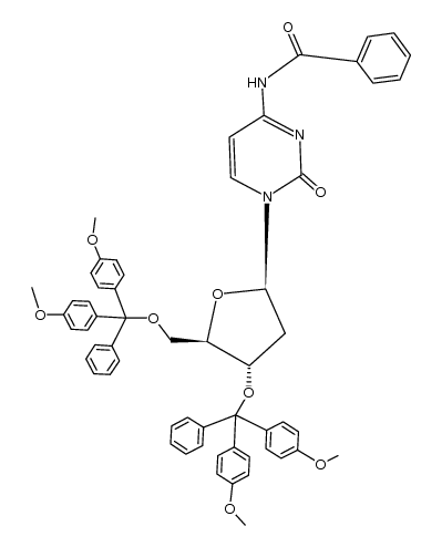N4-benzoyl-O3',O5'-bis-(4,4'-dimethoxy-trityl)-2'-deoxy-cytidine