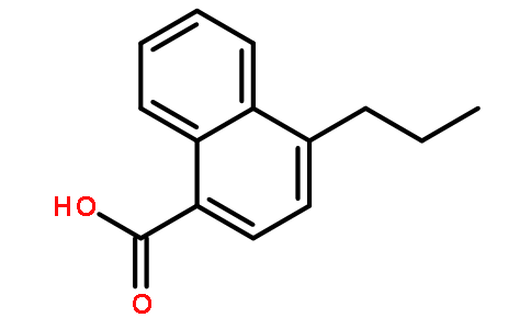 4-丙基-1-萘甲酸