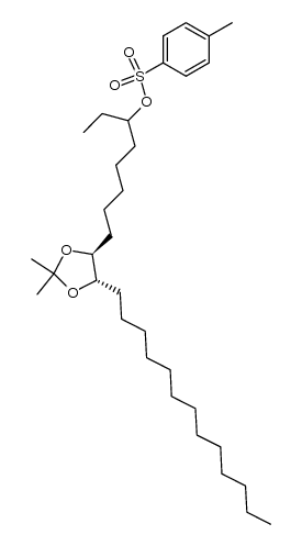 3-hydroxy-9,10-isopropylidenedioxytricosane tosylate