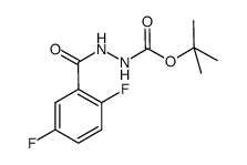 肼甲酸, 2-(2,5-二氟苯甲酰基)-, 1,1-二甲基乙酯