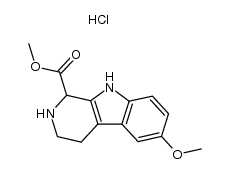 1-carbomethoxy-6-methoxy-1,2,3,4-tetrahydro-β-carboline hydrochloride