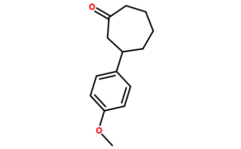 3-(4-methoxyphenyl)cycloheptan-1-one