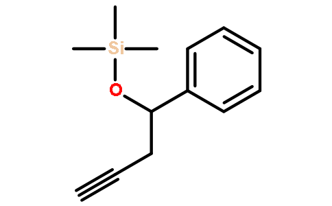 trimethyl(1-phenylbut-3-ynoxy)silane