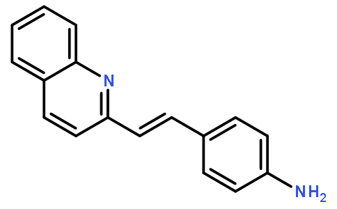 4-(2-quinolin-2-ylethenyl)aniline