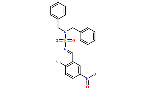 1-chloro-2-(dibenzylsulfamoyliminomethyl)-4-nitrobenzene
