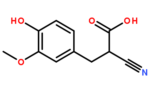 2-CYANO-3-(4-HYDROXY-3-METHOXYPHENYL)
 PROPANOIC ACID