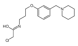 乙酰胺,  2-氯-N-[3-[3-(1-哌啶基甲基)苯氧基]丙基]-
