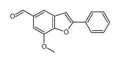 7-methoxy-2-phenyl-1-benzofuran-5-carbaldehyde