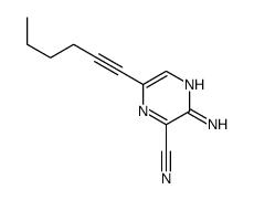 3-amino-6-hex-1-ynylpyrazine-2-carbonitrile