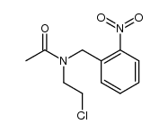 N-(2-chloroethyl)-N-(2-nitrobenzyl)acetamide