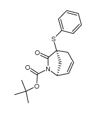 6-(tert-butoxycarbonyl)-1-(phenylthio)-6-azabicyclo<3.2.1-3-octen-7-one