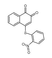 4-o-nitrophenylthio-1,2-naphthoquinone