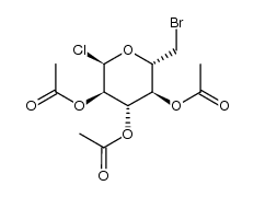 tri-O-acetyl-6-bromo-6-deoxy-α-D-glucopyranosyl chloride