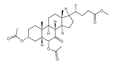 methyl 3α,6α-diacetoxy-7-oxo-5β-cholan-24-oate