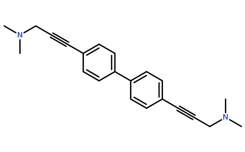 3-[4-[4-[3-(dimethylamino)prop-1-ynyl]phenyl]phenyl]-N,N-dimethylprop-2-yn-1-amine