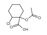 1-acetoxy-2-chlorocyclohexanecarboxylic acid