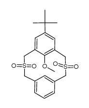 6-tert-butyl-9-methoxy-2,11-dithia<3.3metacyclophane S,S,S',S'-tetraoxide