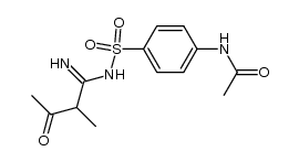 N-(N-acetyl-sulfanilyl)-2-methyl-acetoacetamidine