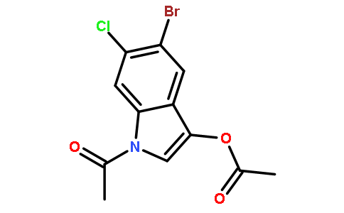 N-乙酰基-5-溴-6-氯吲哚-3-乙酸酯 1736637