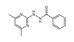 benzoic acid-[N'-(4,6-dimethyl-pyrimidin-2-yl)-hydrazide]