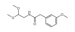N-(2,2-dimethoxyethyl)-2-(3-methoxyphenyl)acetamide