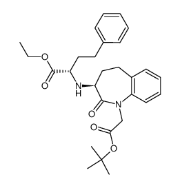 (2S,3'S)-2-(1-tert-butoxycarbonylmethyl-2-oxo-2,3,4,5-tetrahydro-1H-benzo[b]azepin-3-ylamino)-4-phenylbutyric acid ethyl ester