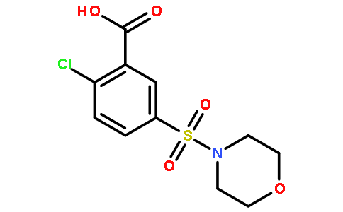 2-氯-5-(吗啉-4-磺酰基)-苯甲酸