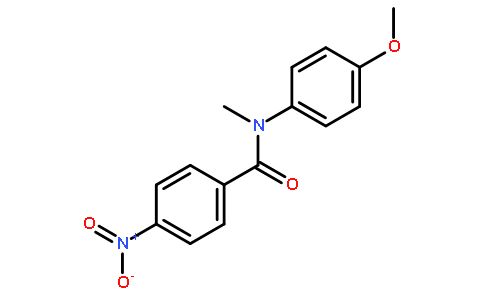 N-甲基-N-(4-甲氧基)-4-硝基苯甲酰胺