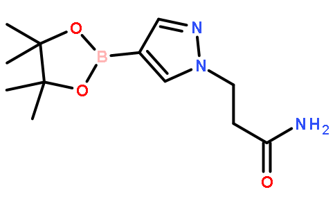 4-(4,4,5,5-四甲基-1,3,2-二噁硼烷-2-基)-1H-吡唑-1-丙酰胺